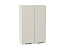 Шкаф верхний с 2-мя дверцами Флэт (920х600х318) Белый/Cashmere In 2S