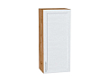 Шкаф верхний с 1-ой дверцей Сканди (920х400х320) Дуб Вотан/white softwood