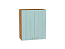 Шкаф верхний с 2-мя дверцами Прованс (716х600х318) Дуб Вотан/Голубой