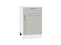 Шкаф нижний с 1-ой дверцей и ящиком Сканди (816х500х480) Белый/cappuccino softwood