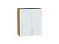 Шкаф верхний с 2-мя дверцами Сканди (716х600х320) Дуб Вотан/White Softwood