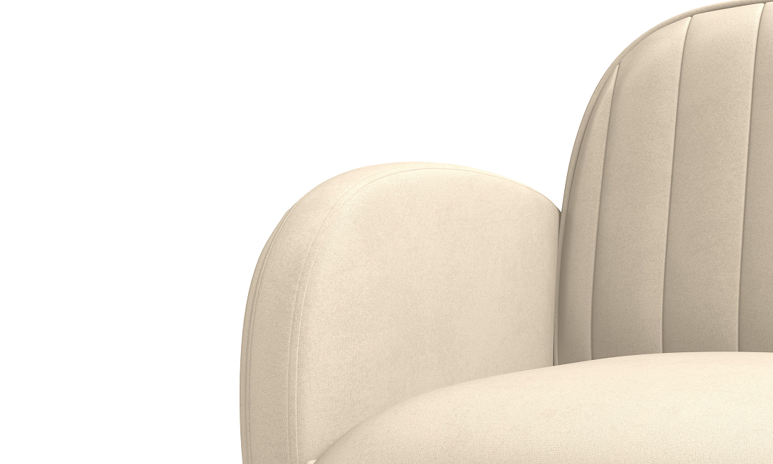 Флеминг Ф / Кресло велюр fresh крем