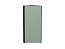 Шкаф верхний торцевой Фьюжн (920х300х306) Graphite/Silky Mint