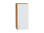 Шкаф верхний с 1-ой дверцей Сканди (920х400х320) Дуб Вотан/White Softwood