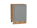Шкаф нижний с 1-ой дверцей Сканди (816х600х480) Дуб Вотан/grey softwood