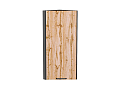 Шкаф верхний торцевой Флэт (920х300х306) graphite/wotan oak 2s
