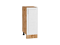Шкаф нижний с 1-ой дверцей Сканди (816х300х480) Дуб Вотан/white softwood