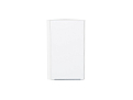 Шкаф верхний торцевой Фьюжн (716х300х306) Белый/silky white