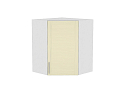 Шкаф верхний угловой Сканди (920х600х600) Белый/ivory wood