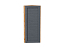 Шкаф верхний торцевой Сканди (920х300х306) Дуб Вотан/Graphite Softwood