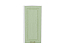 Шкаф верхний торцевой Ницца (920х300х304) Белый/Дуб оливковый