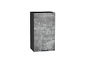 Шкаф верхний с 1-ой дверцей Флэт (716х400х318) graphite/temple stone 2s
