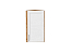 Шкаф верхний торцевой Сканди (716х300х306) Дуб Вотан/White Softwood