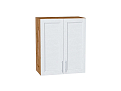 Шкаф верхний с 2-мя дверцами Сканди (716х600х320) Дуб Вотан/white softwood