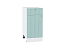 Шкаф нижний с 1-ой дверцей и ящиком Прованс (816х400х478) Белый/Голубой