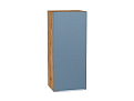 Шкаф верхний с 1-ой дверцей Фьюжн (920х400х320) Дуб Вотан/silky blue