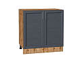 Шкаф нижний с 2-мя дверцами Сканди (816х800х478) Дуб Вотан/graphite softwood