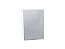 Шкаф верхний с 1-ой дверцей Валерия-М (716х500х318) Белый/Серый металлик дождь светлый
