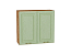 Шкаф верхний с 2-мя дверцами Ницца (716х800х318) Дуб Вотан/Дуб оливковый
