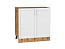 Шкаф нижний с 2-мя дверцами Сканди (816х800х478) Дуб Вотан/White Softwood