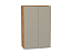 Шкаф верхний с 2-мя дверцами Фьюжн (920х600х320) Дуб Вотан/Silky Grey
