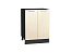 Шкаф нижний с 2-мя дверцами Валерия-М (816х600х478) Graphite/Бежевый металлик