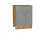 Шкаф нижний с 2-мя дверцами и ящиком Сканди (816х600х480) Дуб Вотан/Grey Softwood