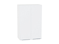 Шкаф верхний с 2-мя дверцами Фьюжн (920х600х320) Белый/silky white
