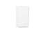 Шкаф верхний торцевой Фьюжн (716х300х306) Белый/Silky White