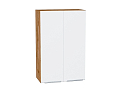 Шкаф верхний с 2-мя дверцами Фьюжн (920х600х320) Дуб Вотан/silky white