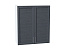 Шкаф верхний с 2-мя дверцами Сканди (920х800х320) Белый/Graphite Softwood