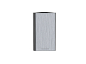 Шкаф верхний торцевой Валерия-М (716х300х304) graphite/Серый металлик дождь светлый
