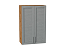 Шкаф верхний с 2-мя дверцами Сканди (920х600х320) Дуб Вотан/Grey Softwood
