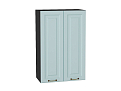 Шкаф верхний с 2-мя дверцами Ницца (920х600х318) graphite/Голубой