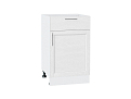 Шкаф нижний с 1-ой дверцей и ящиком Сканди (816х500х480) Белый/white softwood