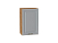 Шкаф верхний с 1-ой дверцей Ницца (716х450х318) Дуб Вотан/Графит