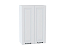 Шкаф верхний с 2-мя дверцами Ницца (920х600х318) Белый/Blanco