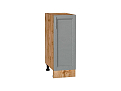 Шкаф нижний с 1-ой дверцей Сканди (816х300х480) Дуб Вотан/grey softwood