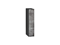 Шкаф верхний бутылочница Флэт (716х150х318) graphite/temple stone 2s