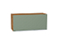Шкаф верхний горизонтальный Фьюжн (358х800х320) Дуб Вотан/Silky Mint