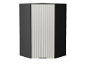 Шкаф верхний угловой Евро Лайн (920х600х600) graphite/Агат