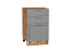 Шкаф нижний с 3-мя ящиками Сканди (816х500х480) Дуб Вотан/Grey Softwood