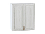 Шкаф верхний с 2-мя дверцами Шале (920х800х302) Белый/White Dreamline