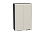 Шкаф верхний с 2-мя дверцами Флэт (920х600х318) Graphite/Cashmere In 2S
