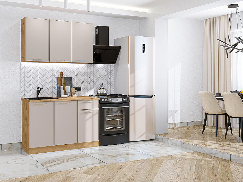 Квадро-03 Дуб Вотан/Кашемир