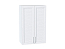 Шкаф верхний с 2-мя дверцами Сканди (920х600х320) Белый/White Softwood