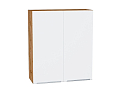 Шкаф верхний с 2-мя дверцами Фьюжн (920х800х320) Дуб Вотан/silky white