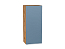Шкаф верхний с 1-ой дверцей Фьюжн (920х400х320) Дуб Вотан/Silky Blue