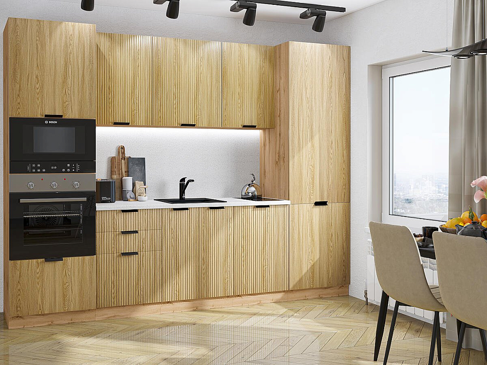 Евро Лайн-01 Дуб Вотан/Дуб песочный