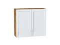 Шкаф верхний с 2-мя дверцами Сканди (716х800х318) Дуб Вотан/white softwood
